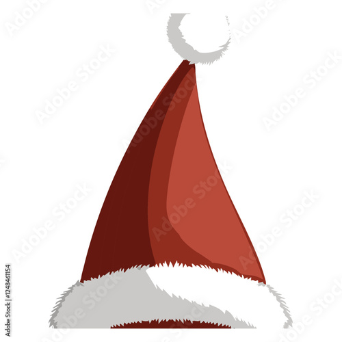 Christmas Hat Sketch Celebration Decoration Winter Event Festival of X-Mas
