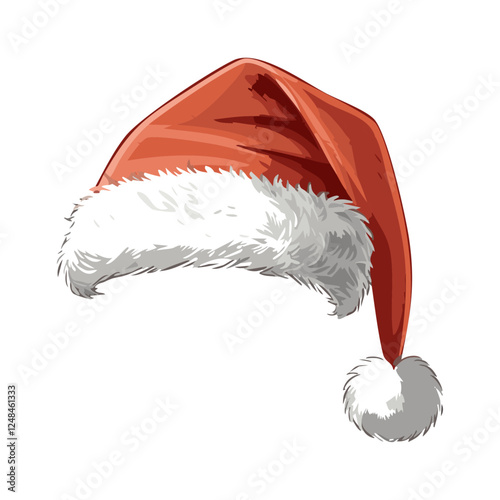 Christmas Hat Sketch Celebration Decoration Winter Event Festival of X-Mas
