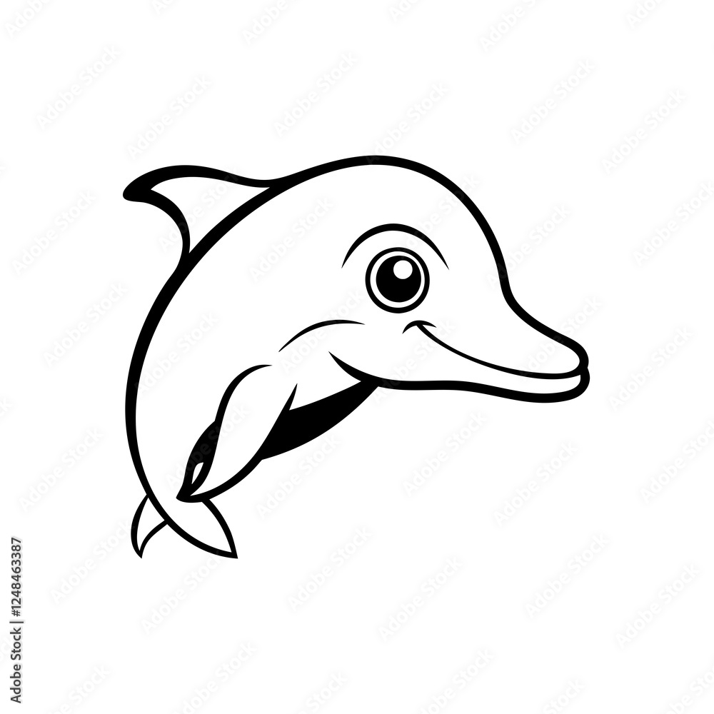 Obraz premium dolphin vector illustration