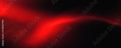 Noisy grainy background- red on a black abstract glowing backdrop- header cover design noise texture banner with copy space
