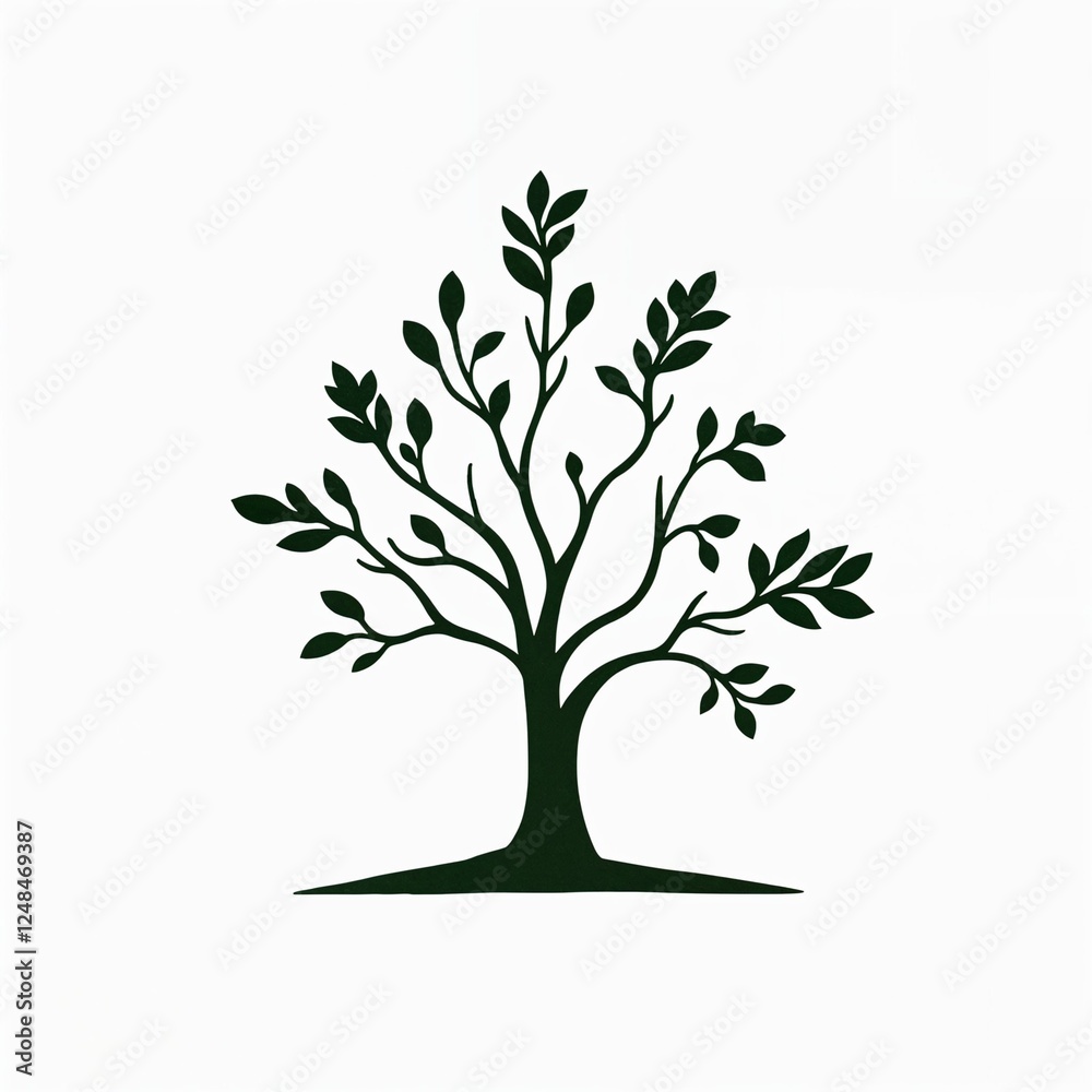 grean leafs logo vegan symbol 3D grean leafs logo vegan symbol 3D