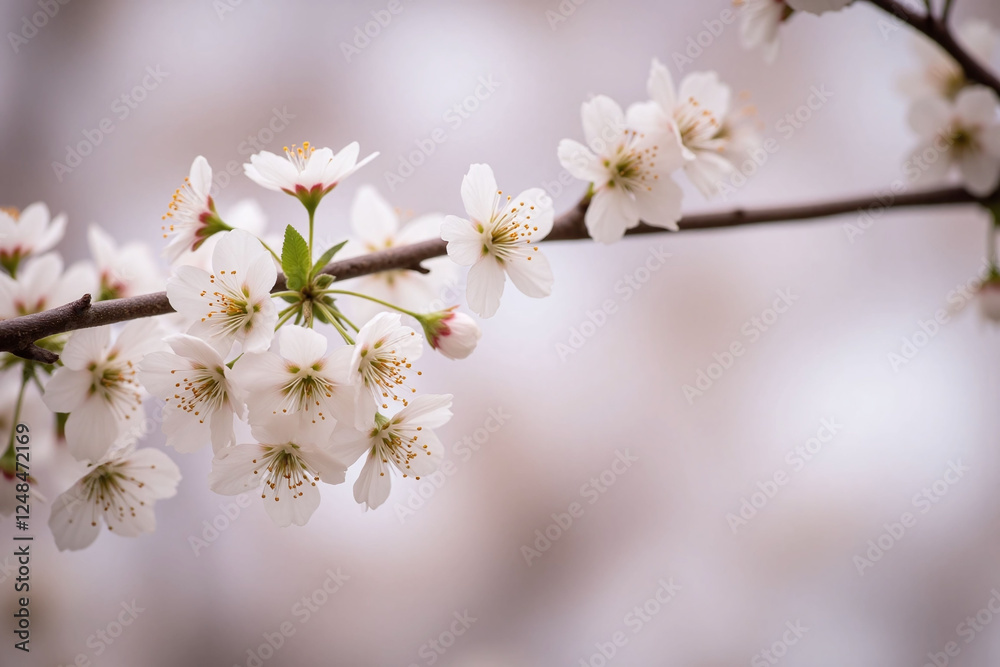 cherry blossoms in full bloom white pink yellow centers cherry blossoms in full bloom white pink yellow centers
