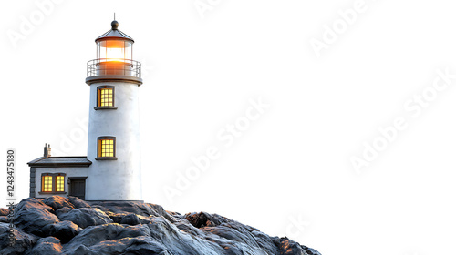 lighthouse isolated on white background png