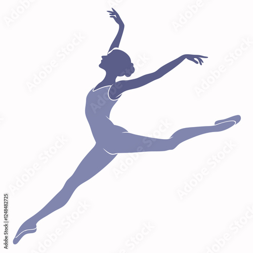 ballet dancer vector illustration