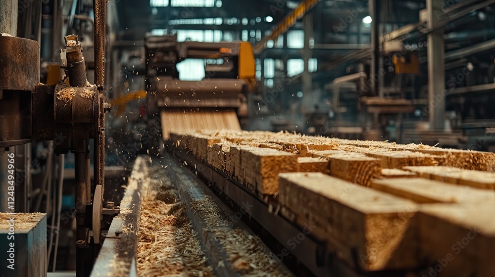 Woodworking Factory Lumber Production Process Woodworking Factory Lumber Production Process