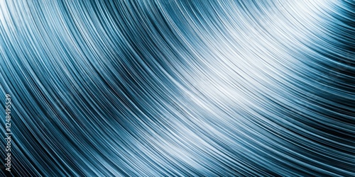 Abstract Metallic Texture with Curved Lines