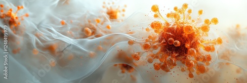 Microscopic Visualization of Virus Particles in a Cellular Environment