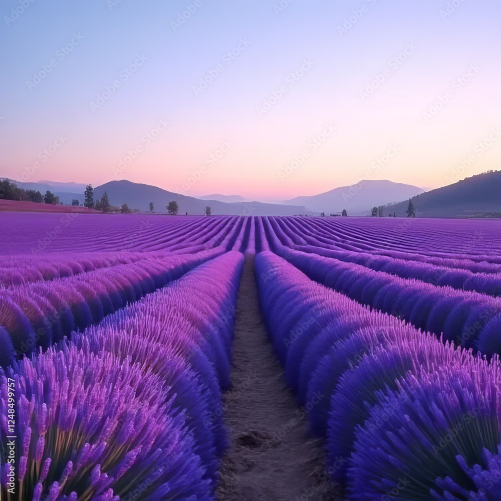 Fototapeta premium lavender field provence france