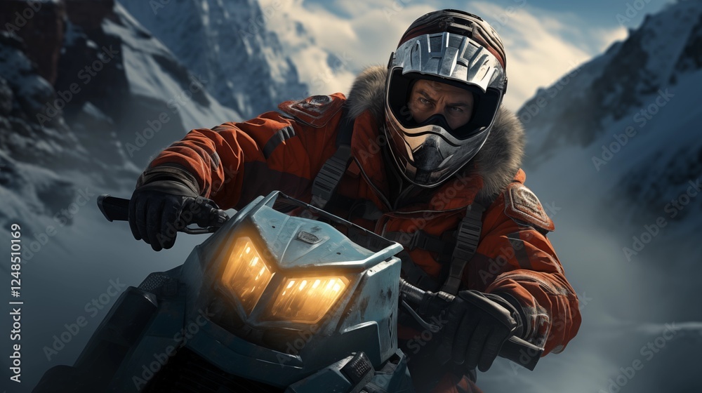 A welder, shielded against the cold, sparks fly like winter snow A welder, shielded against the cold, sparks fly like winter snow