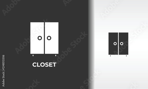 Closet Vector, Icon Or Logo Sign Isolated Symbol Illustration