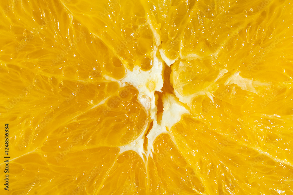 Macro Texture Of Ripe Fresh Orange Fruit Pulp. Macro Texture Of Ripe Fresh Orange Fruit Pulp.