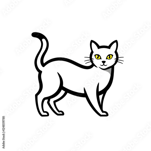 Cat Vector design with a white background