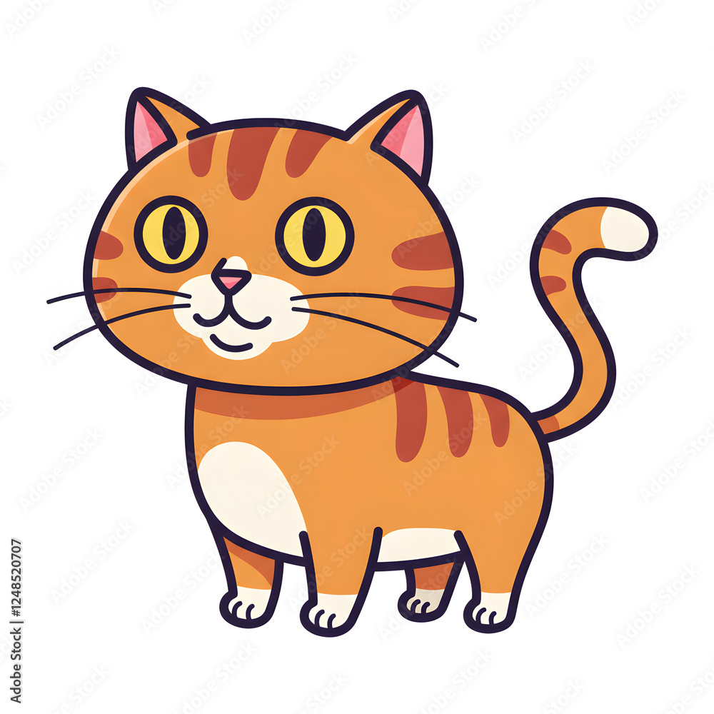 Cat Vector design with a white background Cat Vector design with a white background