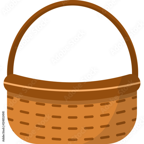 Wicker Basket Illustration