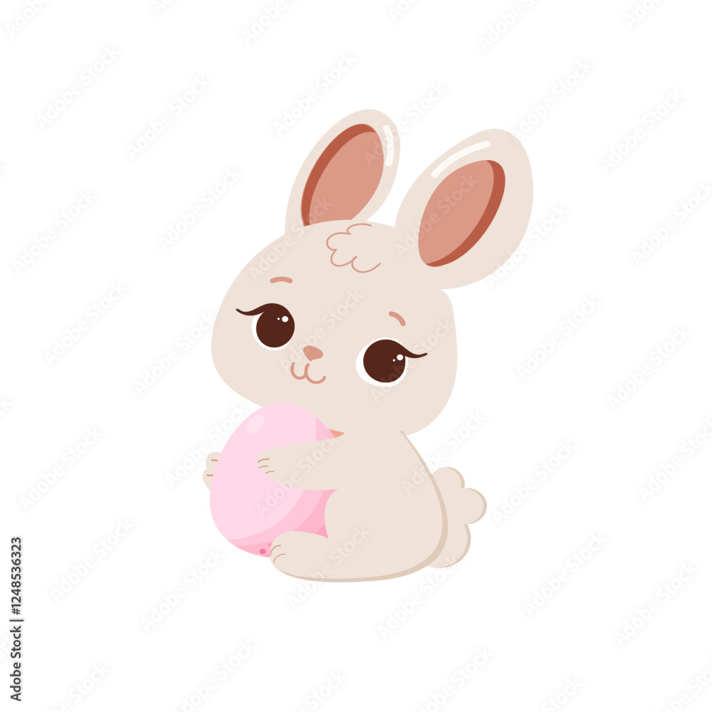 illustration of a bunny for different design .Vector illustration of a bunny for different design .Vector