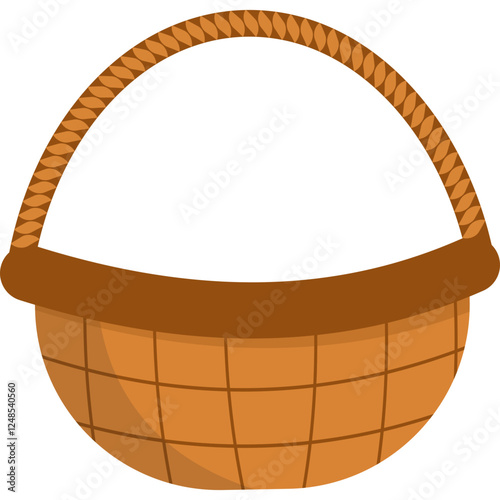  Wicker Basket Illustration