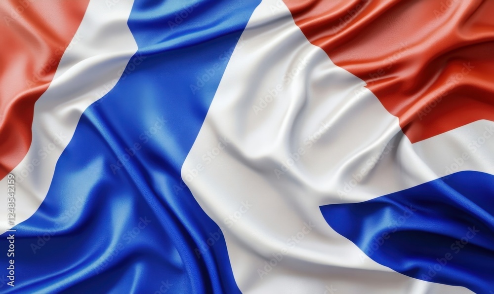 Draped Netherlands flag, close-up, textured fabric, patriotic background, website design Draped Netherlands flag, close-up, textured fabric, patriotic background, website design
