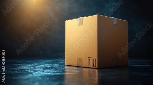 Sealed Cardboard Box Warehouse Shipping Delivery