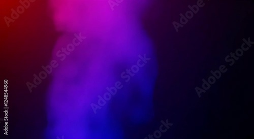 puffs of orange smoke in an aesthetic style