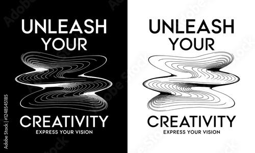 Unleash Your Creativity T-Shirt Design - Express Your Vision with Dynamic and Modern Graphics! Perfect for Artists, Creatives, and Anyone Who Celebrates Innovative Thinking and Imagination