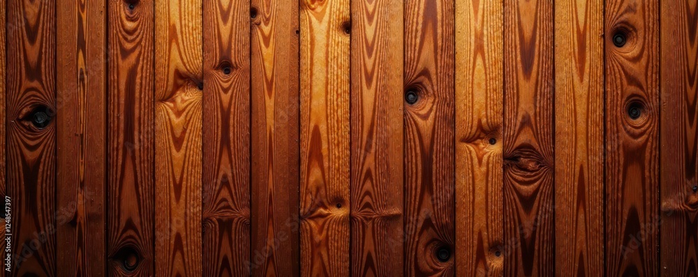 Obraz premium Intricate wood grain, warm tones, seamless pattern , timber, high res texture, wallpaper