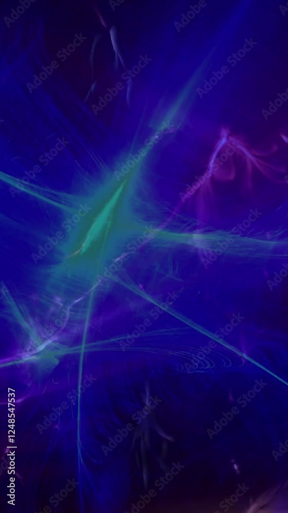 abstract blue background with fractals
