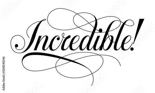 Incredible  Appreciation quotes Calligraphy & Stylish Script Typography Lettering 