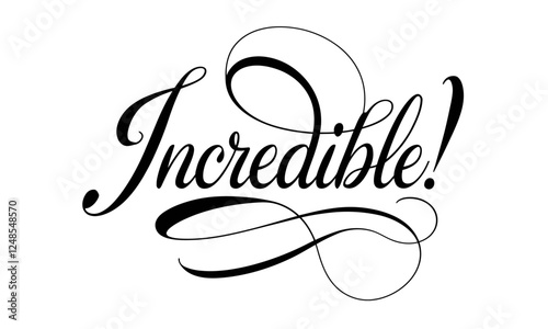 Incredible  Appreciation quotes Calligraphy & Stylish Script Typography Lettering 
