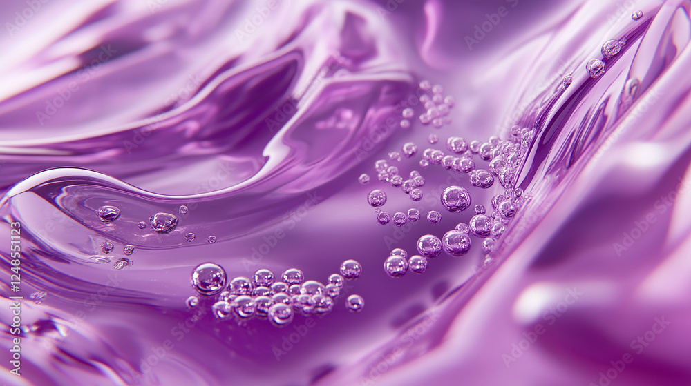 purple water drops, fluid, water bubbles purple water drops, fluid, water bubbles