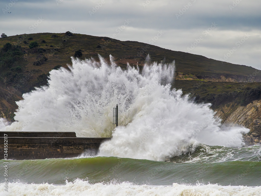 Waves power at Plentzia