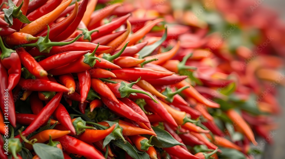 Red Chili Peppers Close Up Red Chili Peppers Close Up