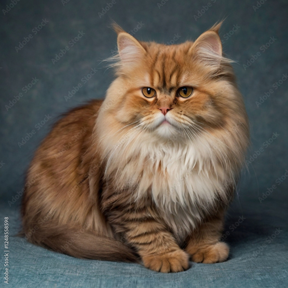 Fototapeta premium cat on a white background