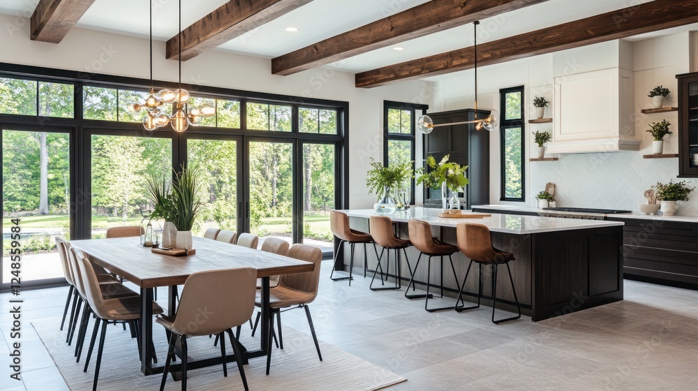 Obraz premium dining room interior with table