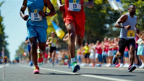 Wallpaper Mural Marathon Runners: A Thrilling Race Torontodigital.ca