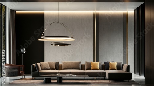 Modern Living Room Design Ideas: Stunning Contemporary Sectional Sofa and Interior Decor
