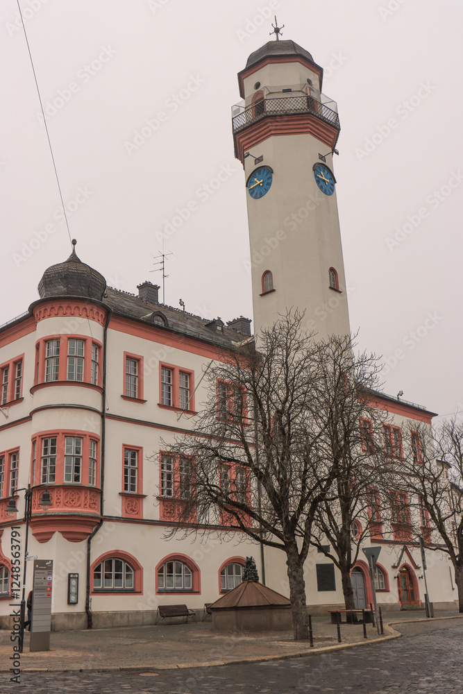 Neugotisches Rathaus in Hof