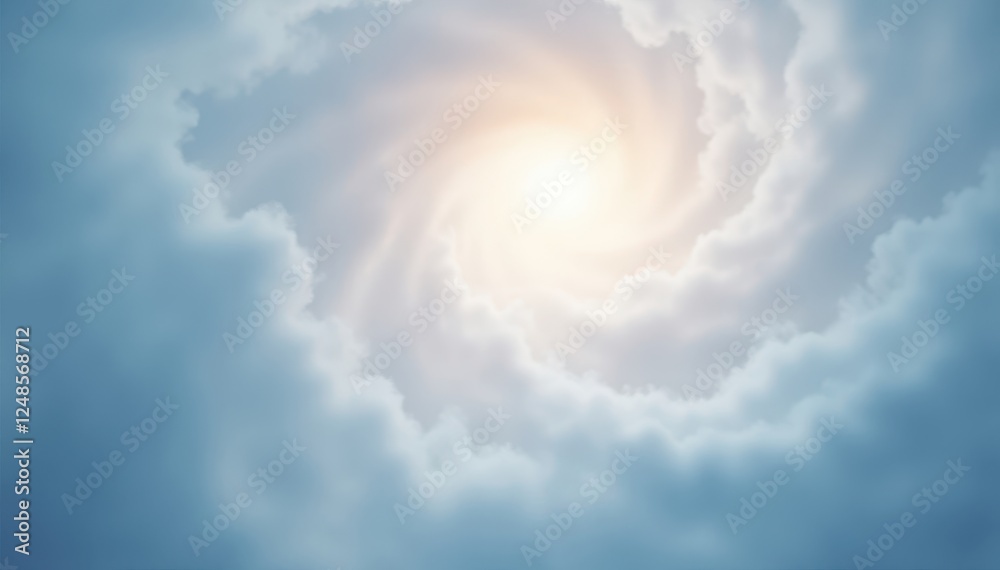 Clouds swirl and merge into a soft white vortex, cloudy, swirling Clouds swirl and merge into a soft white vortex, cloudy, swirling