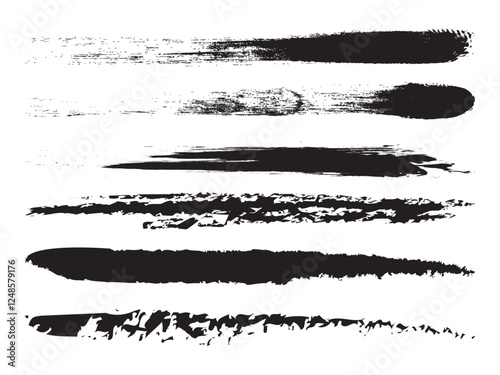 grunge brush strokes and abstract Brush Stroke Collection