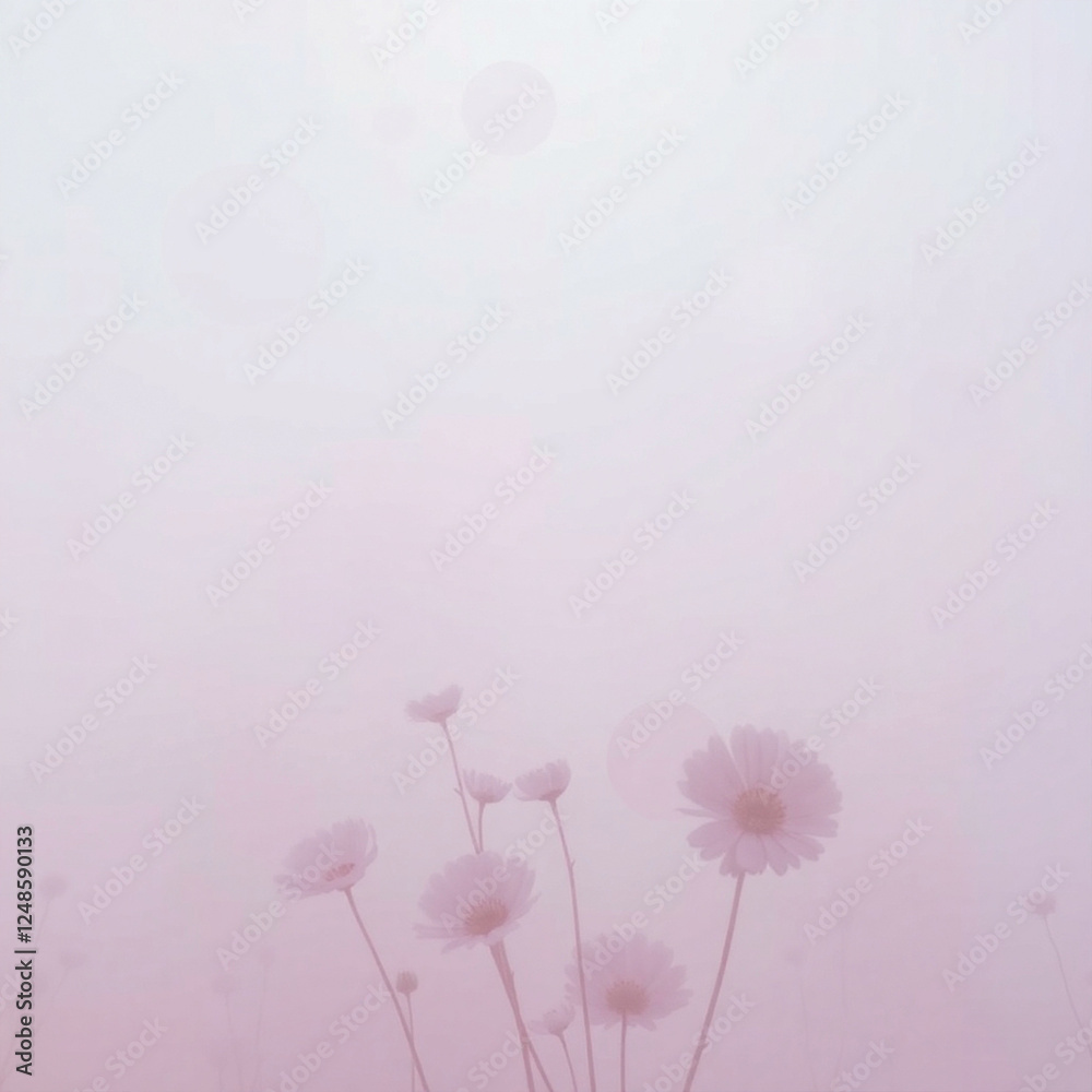 Obraz premium pink flower background