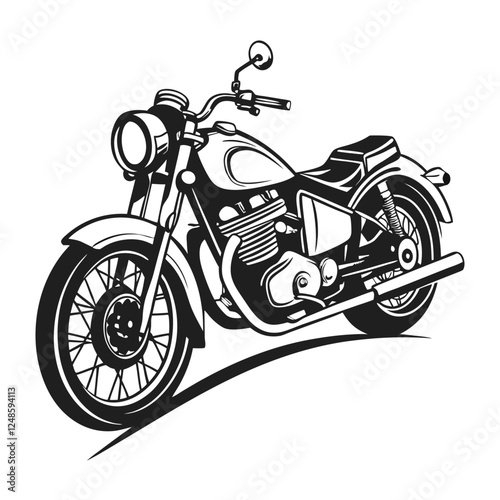 motorcycle vector illustration