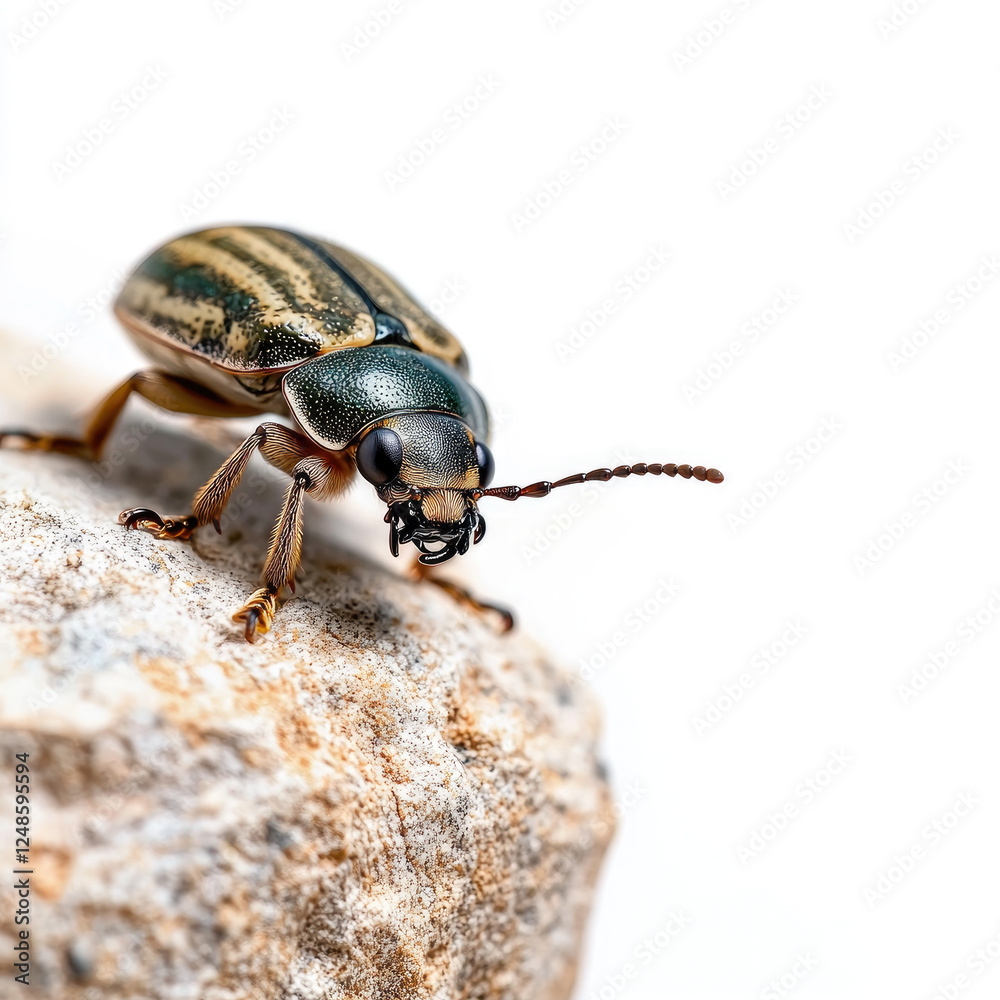 Fototapeta premium colorado potato beetle isolated on white background