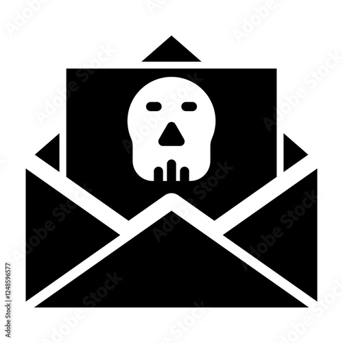 Blackmail Vector Glyph Icon Design
