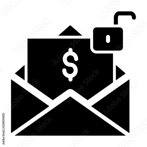Leakage Vector Glyph Icon Design