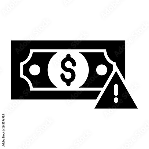 illegal Vector Glyph Icon Design