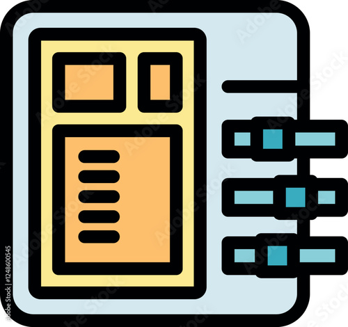 Electronic control panel displaying settings and adjustments using sliders, ideal for industrial automation and process control