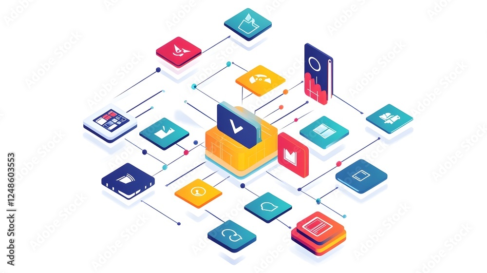 A futuristic digital network with interconnected glowing nodes, representing blockchain technology, data flow, and cybersecurity in a virtual environment. A futuristic digital network with interconnected glowing nodes, representing blockchain technology, data flow, and cybersecurity in a virtual environment.