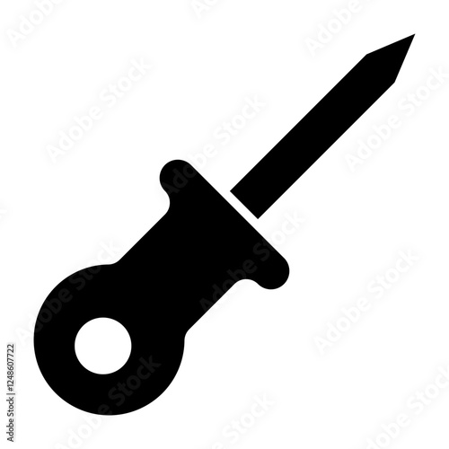 Awl Vector Glyph Icon Design