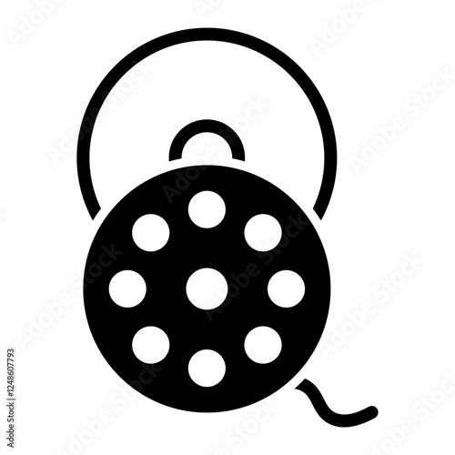 Bobbin Vector Glyph Icon Design