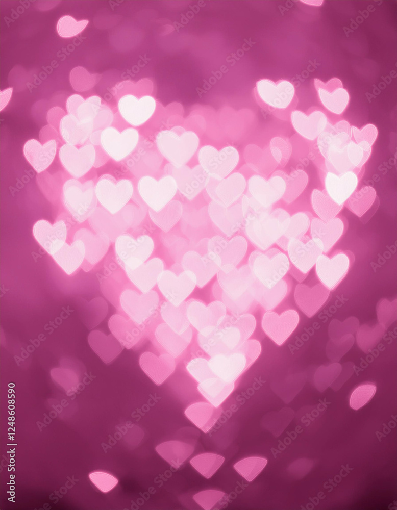 Heart shape bokeh background, part 6 Heart shape bokeh background, part 6
