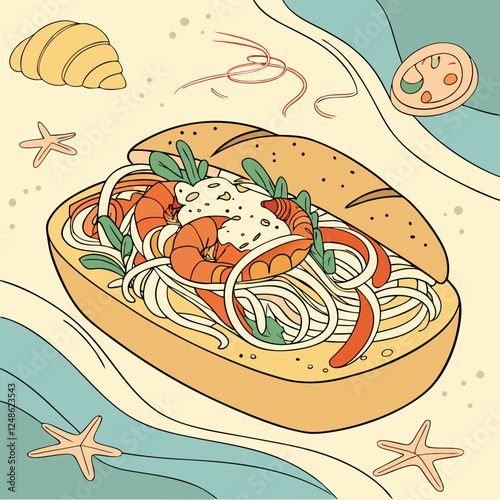  Seafood Deluxe – A Premium Ocean-Inspired Pizza